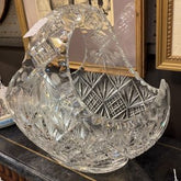 American Brilliant Cut Large Basket